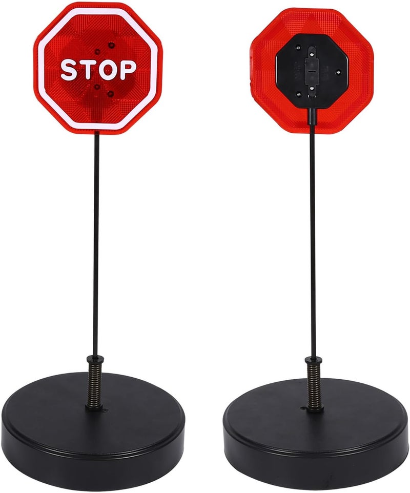 Ejoyous LED Parking Stop Sensor with Adjustable Stand and Flashing Stop Sign - Image 1