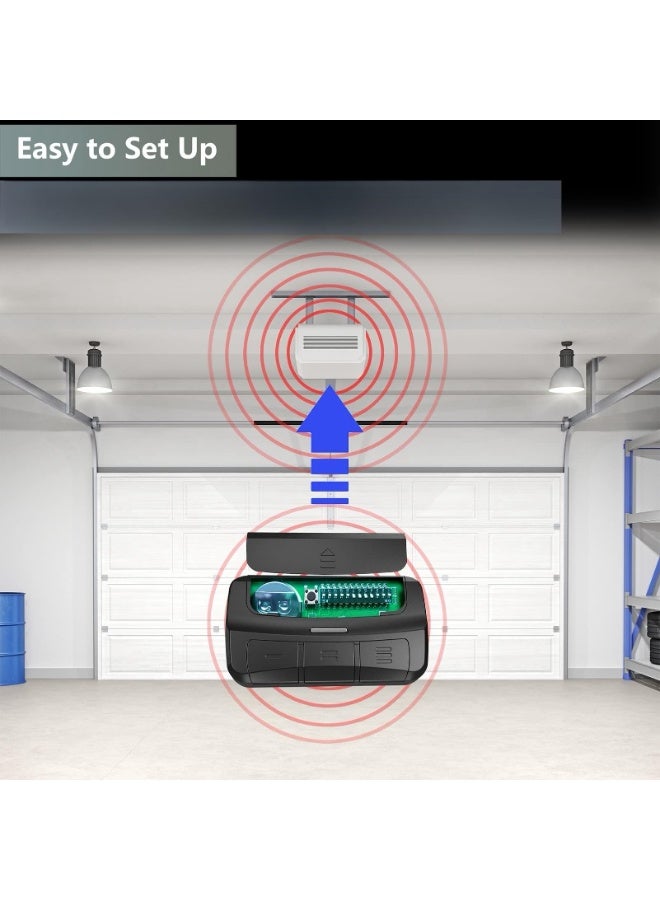 Universal Garage Door Opener Keypad Wireless Keypad Keyless Entry Compatible with Overhead Linear Garage Door Opener Remote Learn Button Switch (Size : 893MAX) - Image 4