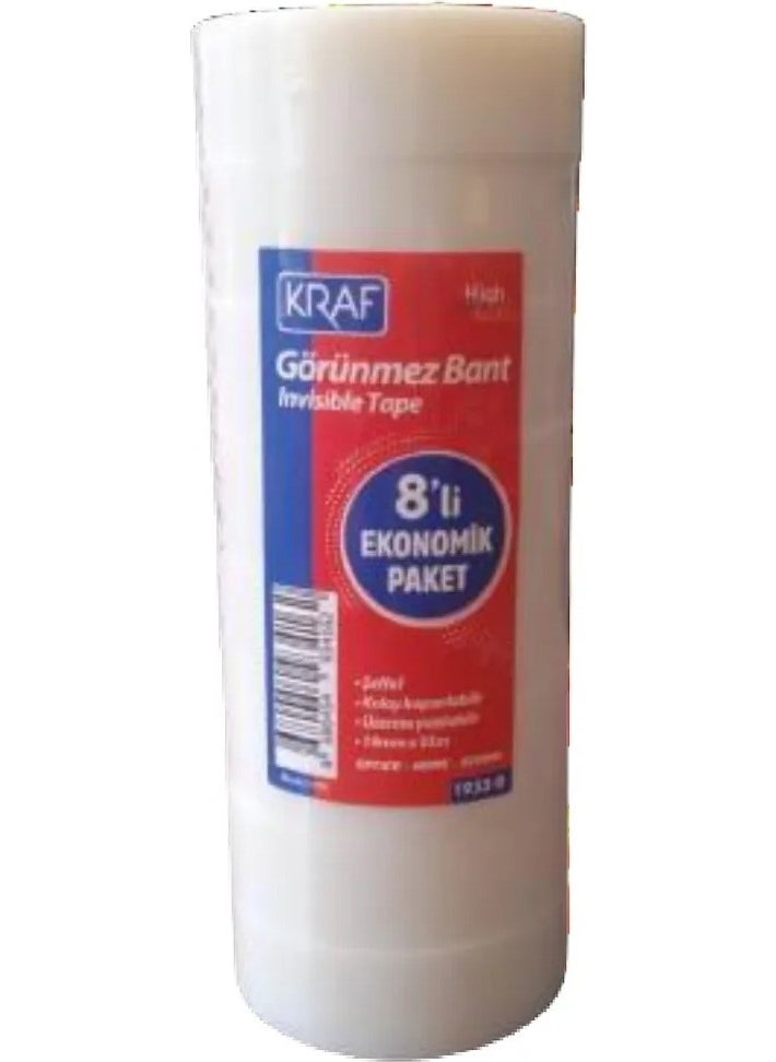Kraf 160 Pieces Invisible Tape 19MM x 33MT Tracing Tape  - Image 1