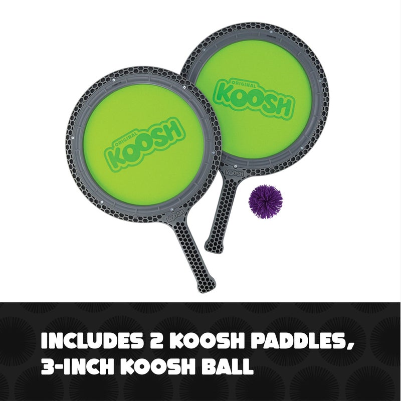 Koosh Double Paddle Playset -- Paddles and Ball for Added Koosh Fun! -- Fidget Toy -- For Ages 6+ - Image 2