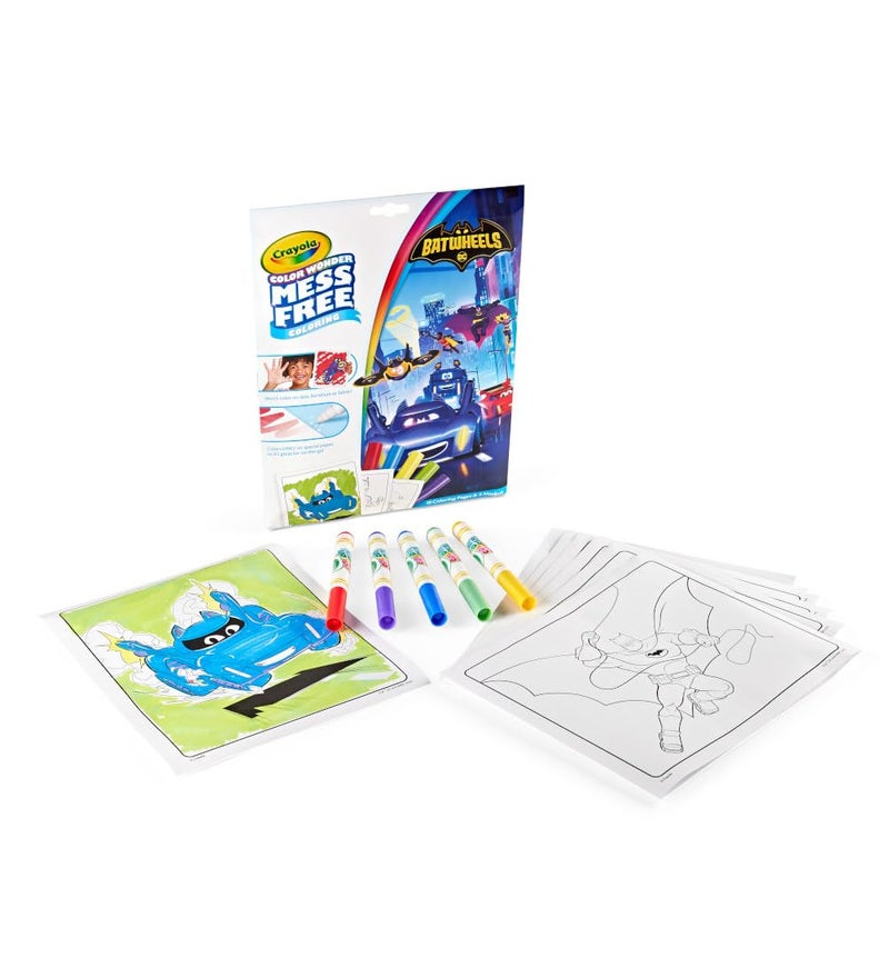Crayola مجموعة تلوين خالية من الفوضى من كرايولا DC بات ويلز كولور وندر - Image 2