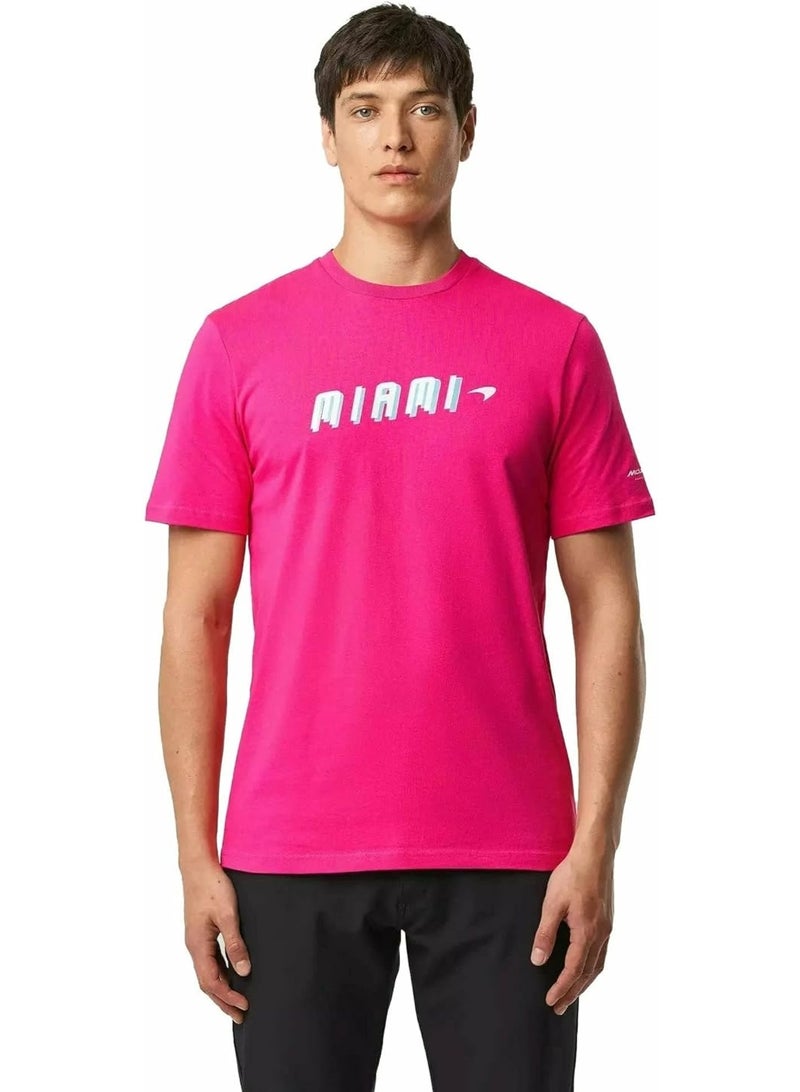 McLaren MENS MIAMI NEON GRAPHIC T-SHIRT - Image 1