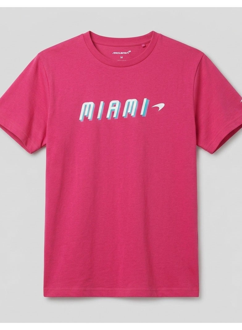 McLaren F1 Men's Miami Neon Graphic T-Shirt - Image 3