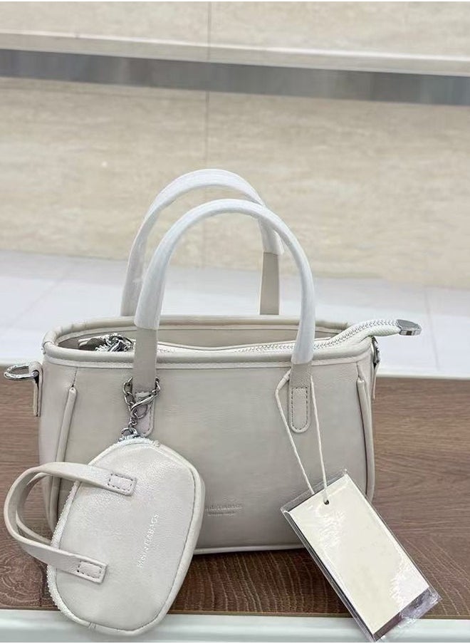 JCB CHIC Women PU Leather Tote Bag Hobo Bag and Clutch Versatile 2pcs Shoulder Bag and Handbag Set Shopping Satchel Bag,Versatile Soft Underarm Bag For Trave Work(18004 Gray)  - Image 2