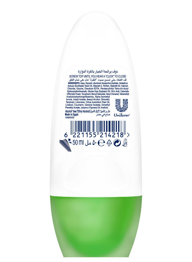 دوف مزيل عرق  أدفانسد كير مضاد للتعرق – بالكُرة الدوّارة – انتعاش بالخيار – مع سيروم البرو-سيراميد - Image 2