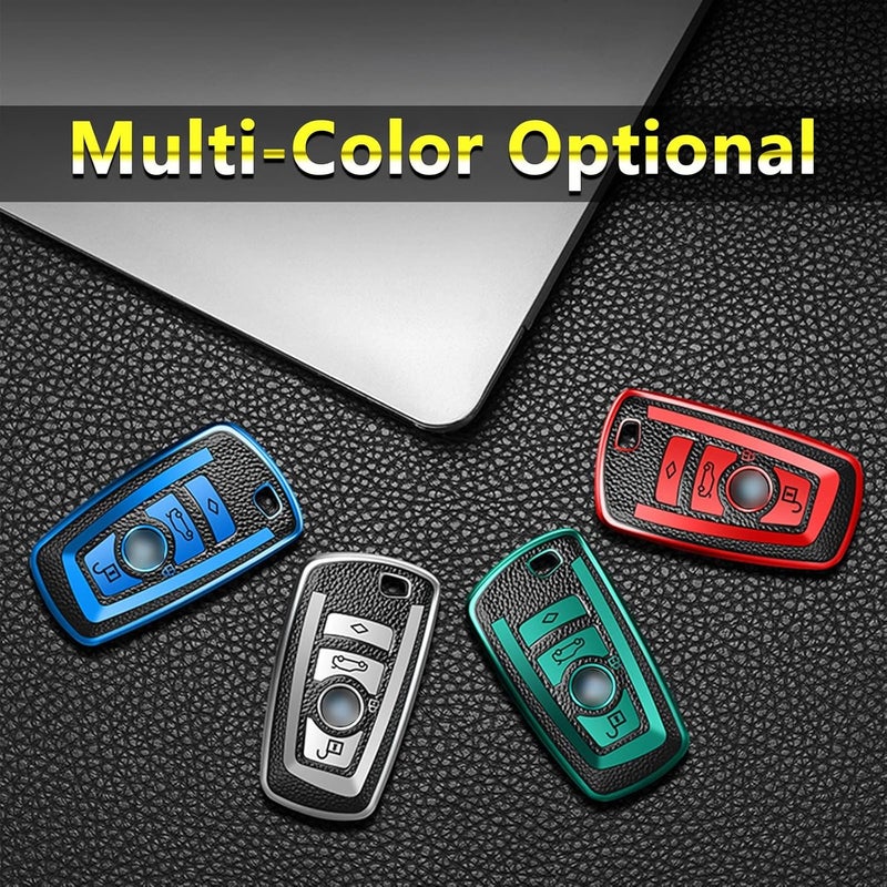 XOTIC TECH Silver TPU Key Fob Cover for BMW - Image 5