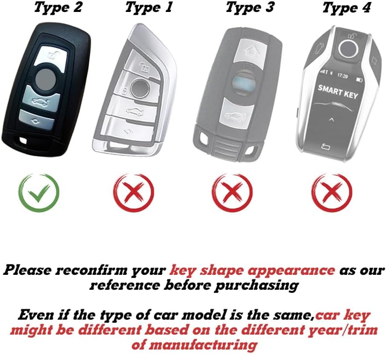 XOTIC TECH Silver TPU Key Fob Cover for BMW - Image 2