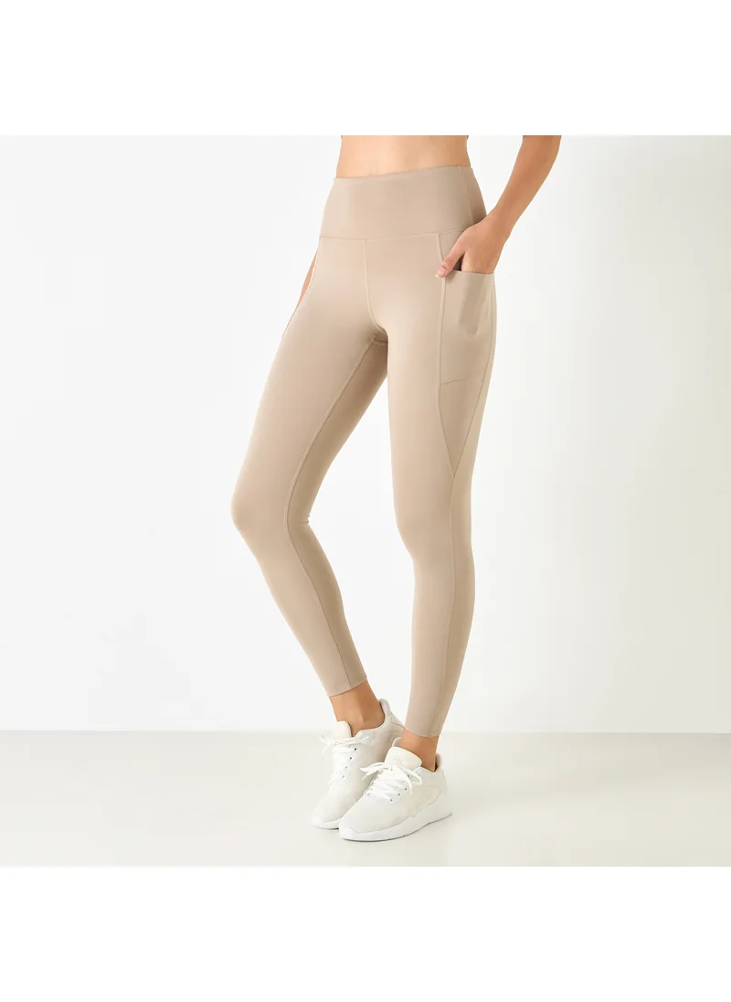 ADOT by Splash Elasticated Waist Leggings with Pockets