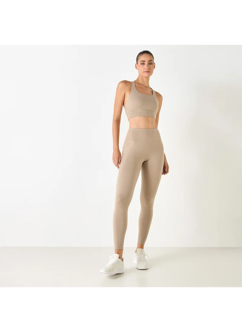ADOT by Splash Elasticated Waist Leggings with Pockets
