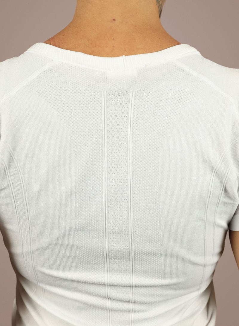 THUGFIT Vortex Tee Ladies T-shirt - White - Image 5