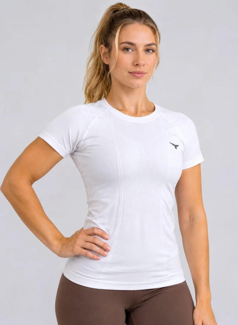 Thugfit Vortex Tee Ladies T-shirt - White