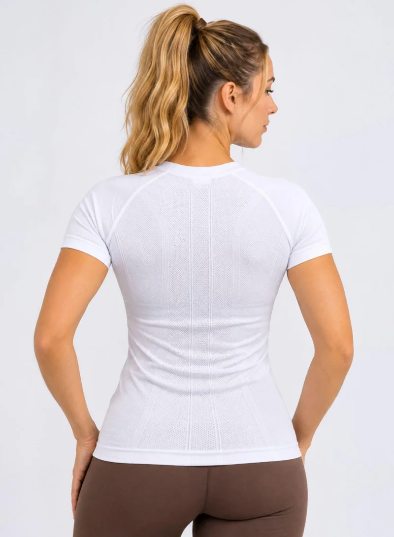 Thugfit Vortex Tee Ladies T-shirt - White