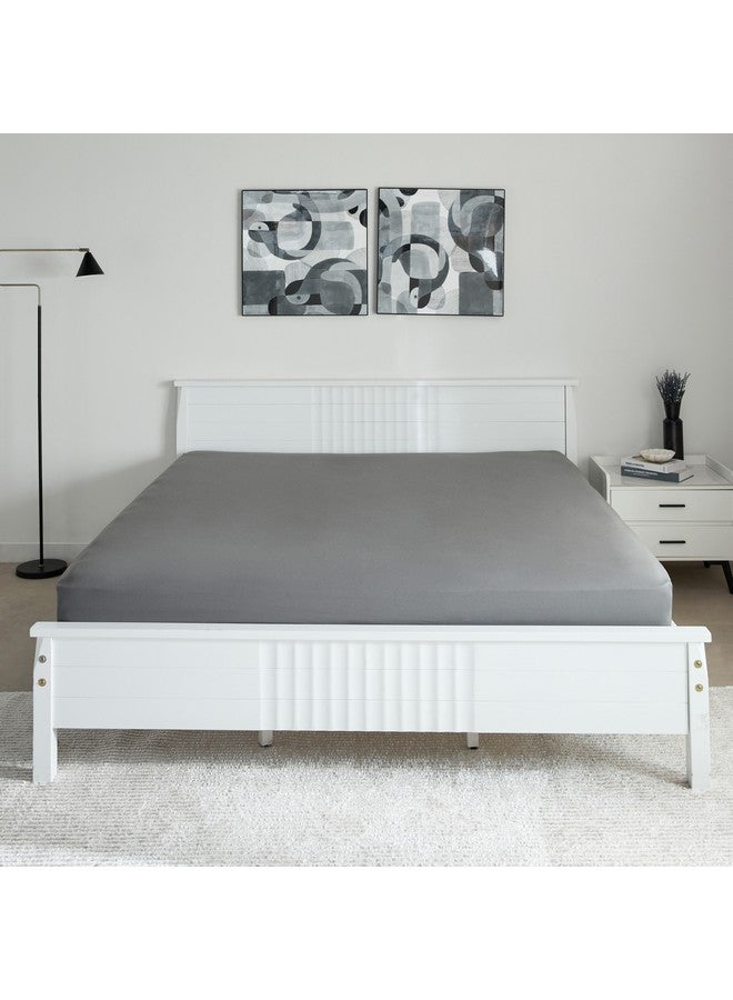 Home Box Essential Cotton King Fitted Sheet 200 x 36 x 180 cm - Image 1