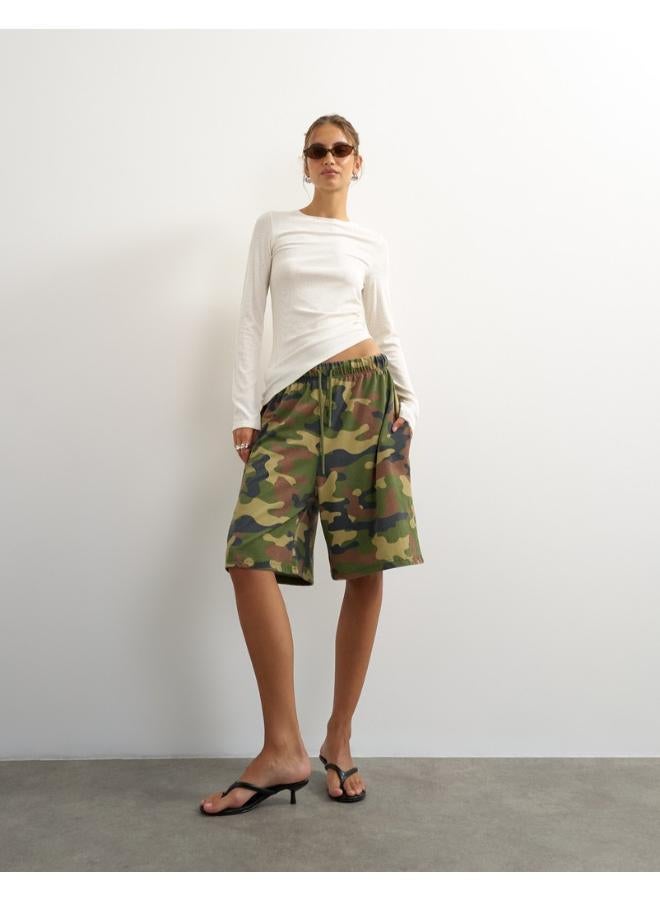 TOPSHOP Premium Rib Ruched Top - Image 4