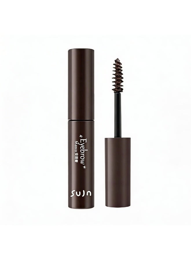 sujn Waterproof Tinted Eyebrow Mascara, Fiber-Infused Volumizing Brow Gel, 16H Long-Lasting & Smudge-Proof Formula, 20g - 01 Dark Brown - Image 2