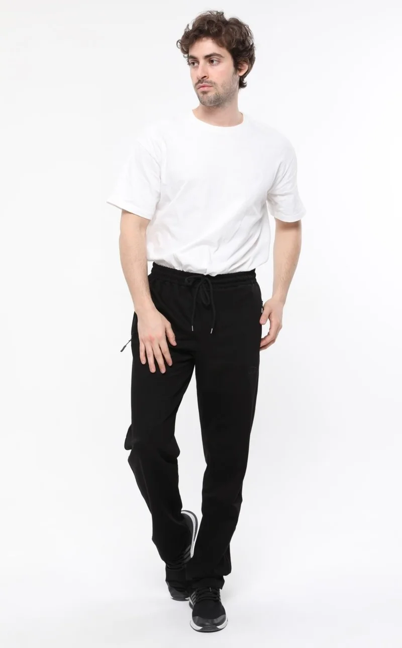 Cramp Sport Black Men's Classic Pocket Zippered Sweatpants