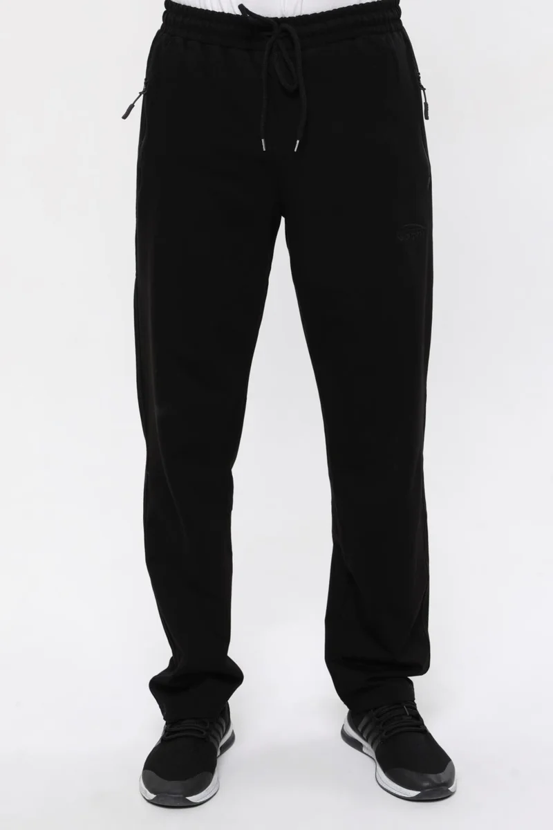 Cramp Sport Black Men's Classic Pocket Zippered Sweatpants