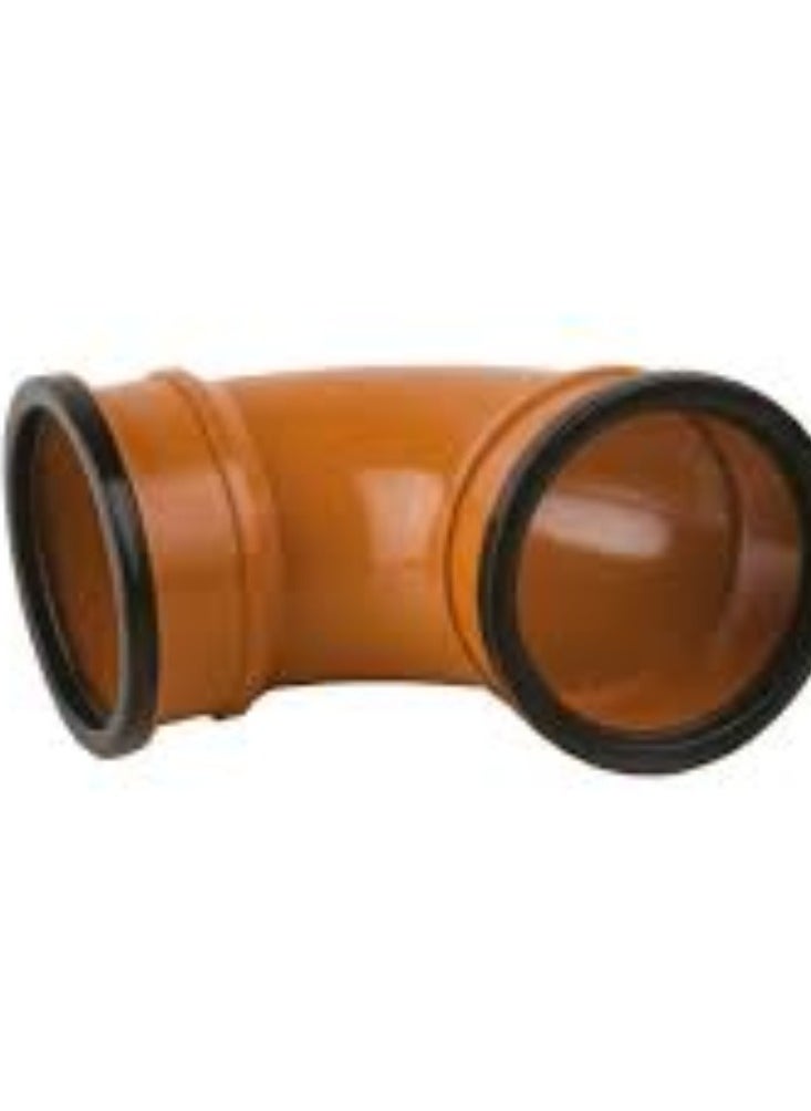 KNP Red Push Bend Double UPVC Pipe Fitting (6) is designed to enable smooth and efficient redirection of pipes at two distinct angles.