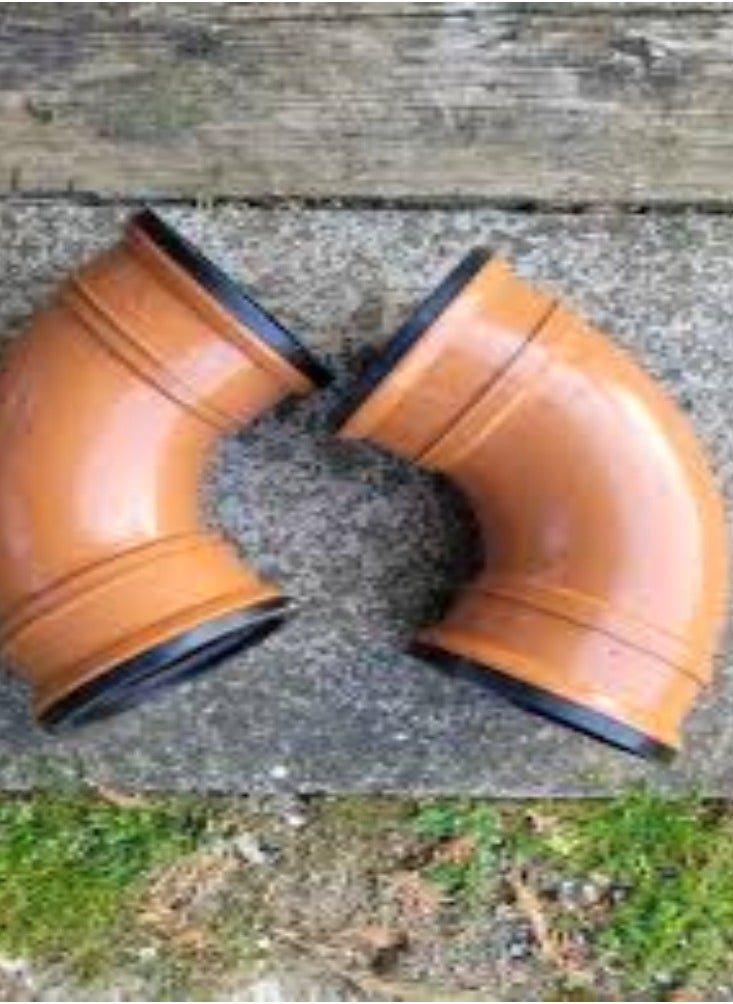KNP Red Push Bend Double UPVC Pipe Fitting (6) is designed to enable smooth and efficient redirection of pipes at two distinct angles.