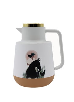 YOLO 1Liter Premium Tea & Coffee Vacuum Flask – Stylish Design with Elegant Artwork – Long-Lasting Temperature Retention  - Image 2