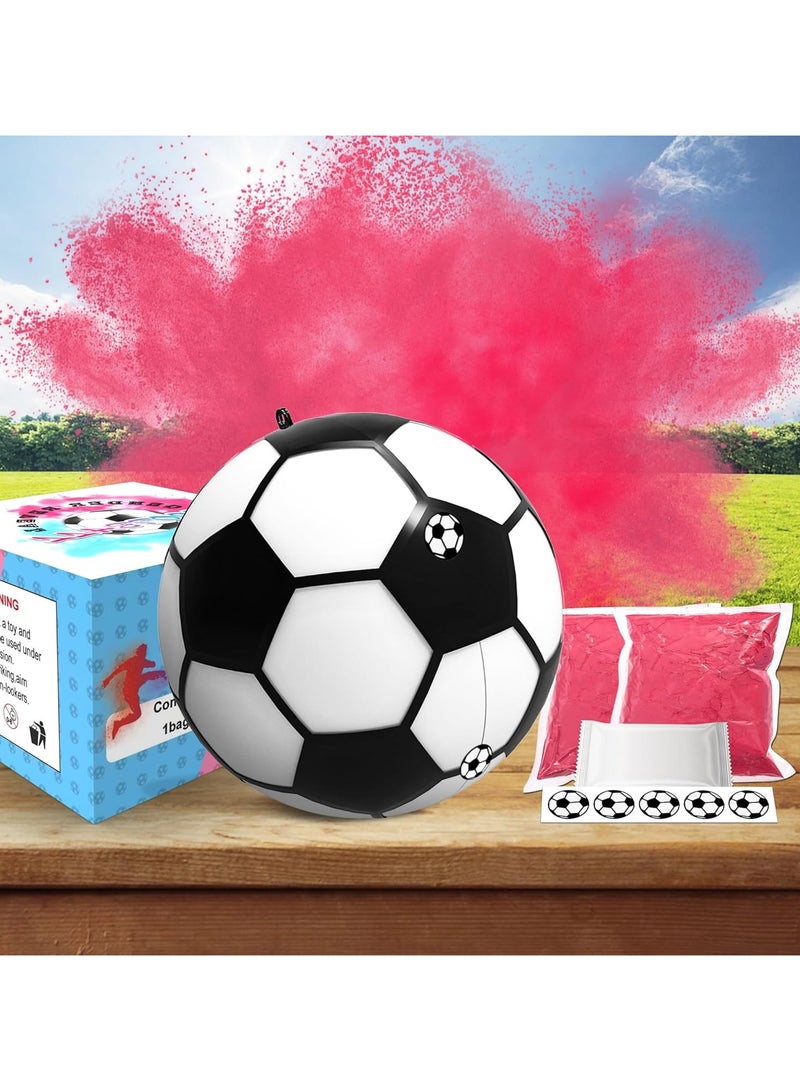 Gender Reveal Powder For Baby Shower in Girly Pink - Image 1