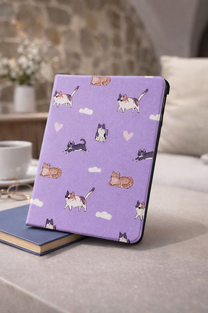MOCA Case for iPad A16 11th Generation 11 Inch 2025 Case, iPad Case 10th Generation 10.9 Inch Slim Stand Back Protective Smart Cover (Cats) - Image 2