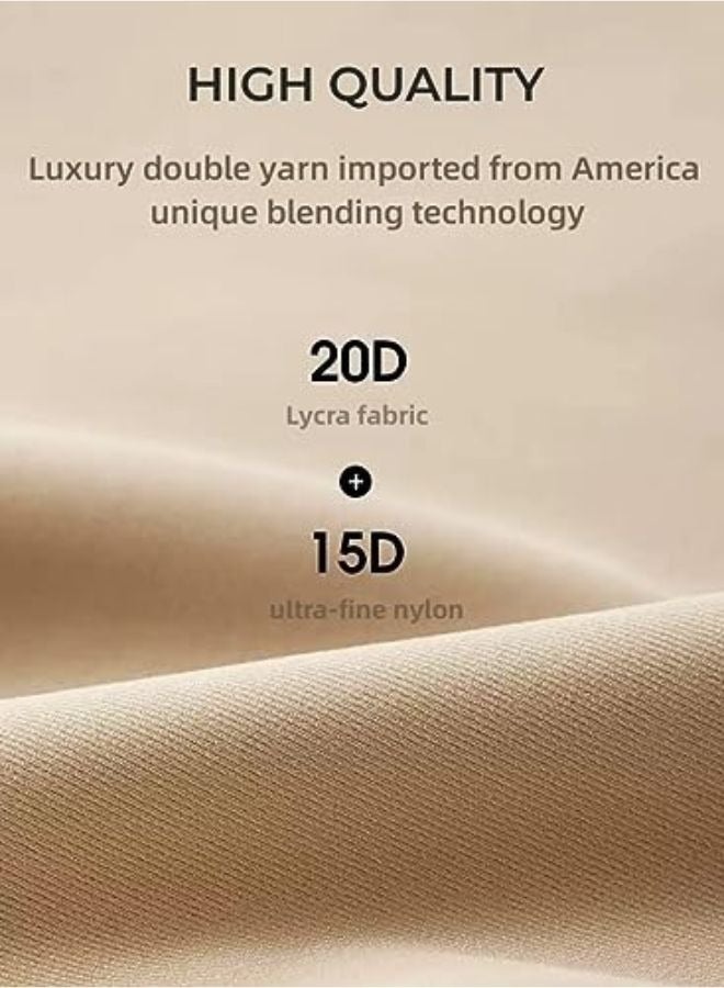 EMXEE Women's High-Waisted Shaping Control Shorts - Flat Tummy Effect, Tummy Control Shapewear for Women, Body Shaper Panties, Slip Shorts Under Dresses Beige Color - Image 4