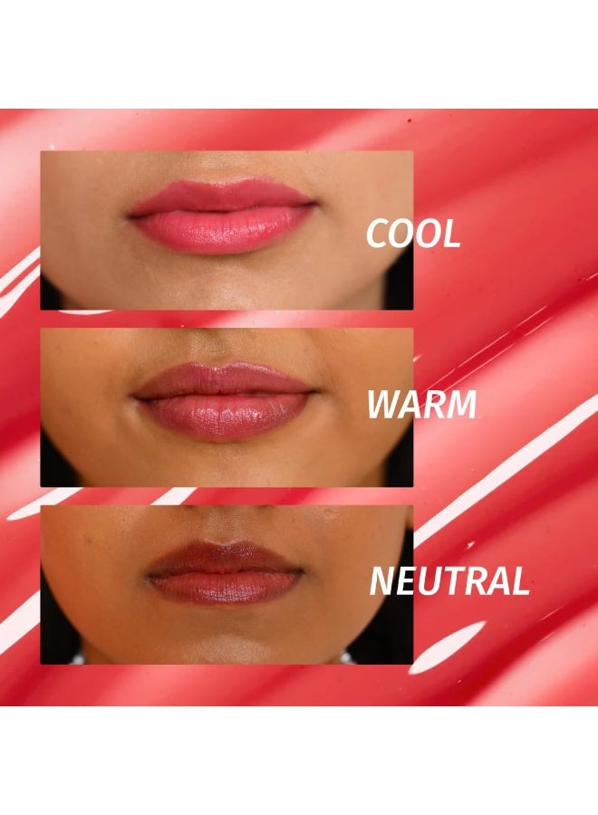 Vilvah Store Annapoorna Rose Milk Lip Balm | For Dry, Chapped & Pigmented Lips | Infused With Paneer Rose Petals | Tinted Lip Balm | Suitable for Men & Women | 10g - Image 4