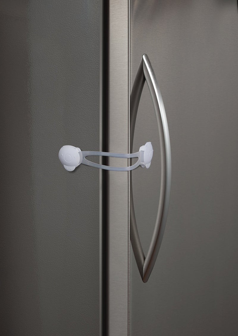 KidCo Flexible Strap Locks 2pkg White