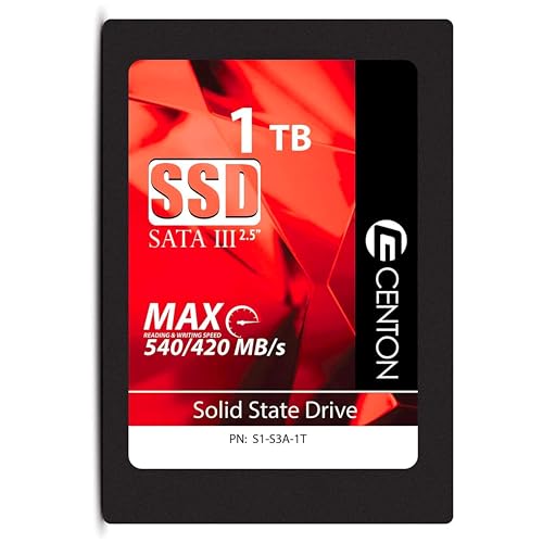 Centon Ceton Electronics MP Essential 1TB Hard Drive, SSD SATA III, 2.5” Solid State Drive, Internal Hardrives - Image 1