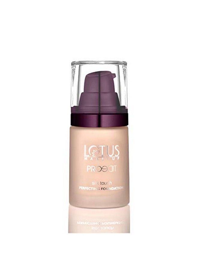 Lotus Makeup فoundation لمسة حريرية مثالية خفيفة الوزن بلمسة رطبة (بيج 30 مل) - Image 4