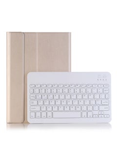 For Samsung TabS9FE11 Inch 2023 Protective Cover Wonderful Control Magnetic Suction Colorful Backlit Bluetooth Keyboard Soft Shell-Color:Gold-Bluetooth Keyboard-Product Type:Samsung A8 10.5 Inch X205/X200 Universal