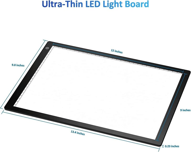 DigitPro Slide & Negative Viewer Light Box, Light Table for Scanning Film Negatives and Slides/4A Light Pad,3-Level Backlight Ultra-Thin Film Scanner-USB Powered - Image 3