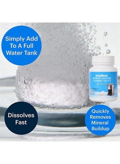 oradess Espresso Machine Cleaning Tablets,lAll-Purpose Espresso Machine And Coffee Maker Cleaning Tablets Also Works For Water Bottle Coffee Cup Stainless Steel Cup Kettle Limescale Removal 50count  - Image 3