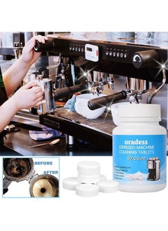 oradess Espresso Machine Cleaning Tablets,lAll-Purpose Espresso Machine And Coffee Maker Cleaning Tablets Also Works For Water Bottle Coffee Cup Stainless Steel Cup Kettle Limescale Removal 50count  - Image 1