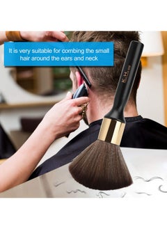 Sonew Neck Duster Brushbroken Hair Sweep Brushlong Handle Neck Face Cleaning Hairbrush Soft Bristles Barber Hairdressing Brush Hair Cutting Tools For Salon Or Home Use(Black)  - Image 4