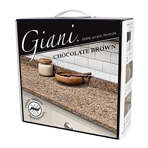 Giani Granite Countertop Paint Kit 2.0-100% Acrylic (Chocolate Brown) - Image 5