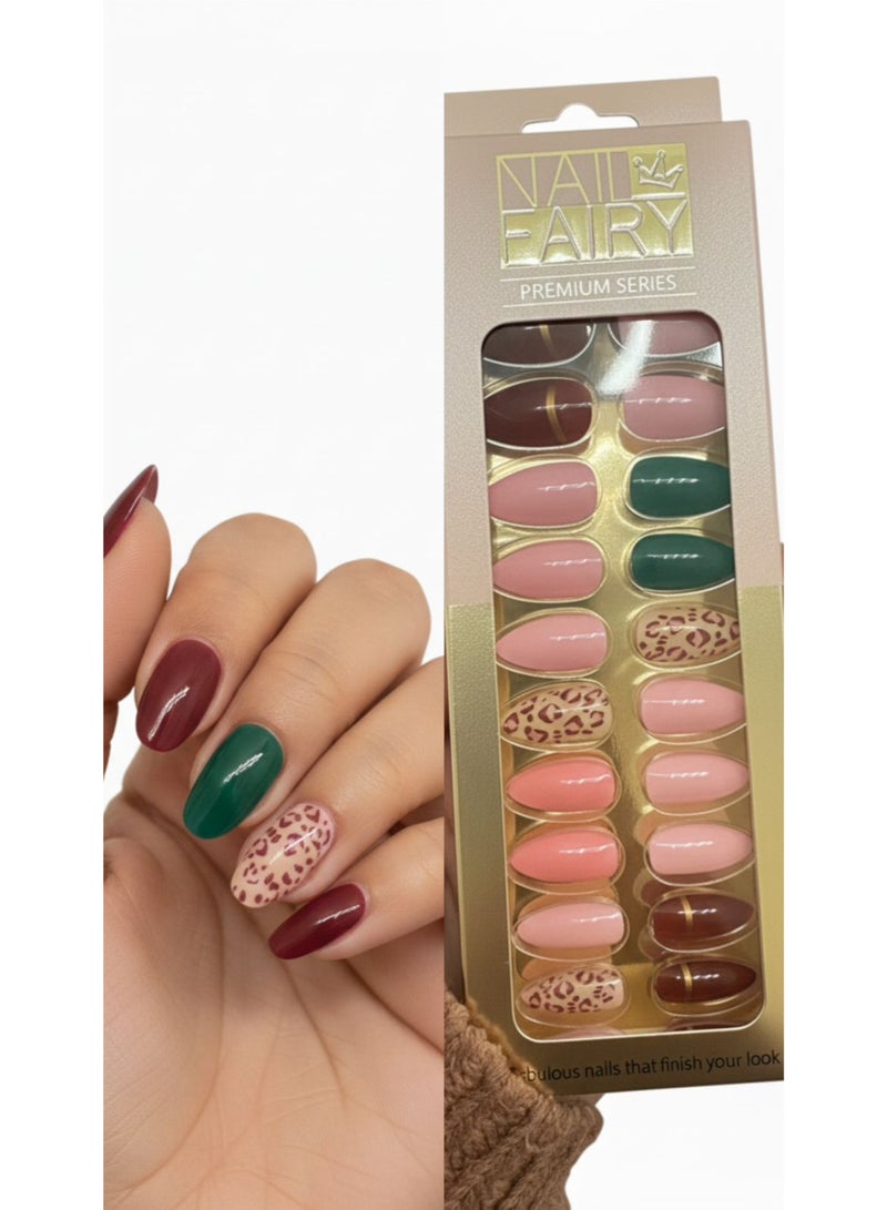 اظافر جل نايل فيري 20قطعة - Image 1