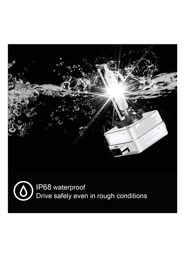 TBS DESIGN - TBS DESIGN D1S HID Xenon Bulbs High Brightness 35W 6000K Cool White Car Bulb - Image 1