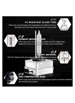 TBS DESIGN TBS DESIGN D1S HID Xenon Bulbs High Brightness 35W 6000K Cool White Car Bulb  - Image 2