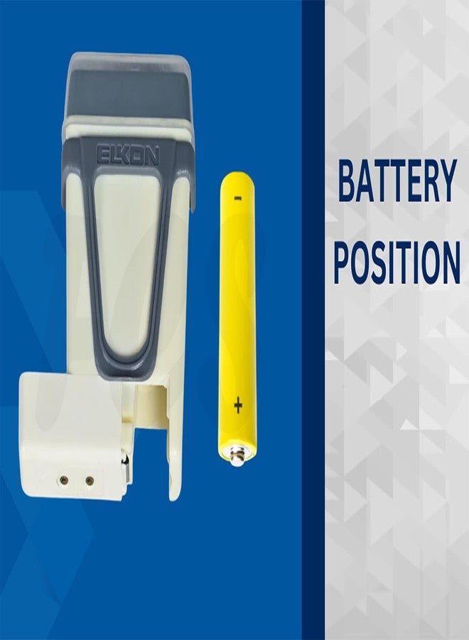 أف سي أس مكبر صوت جيب FCS Elkon EL-93 مع سلك وسماعة استقبال ثنائية الأذن، لون بيج، مناسب للمستخدمين الذين يعانون من ضعف سمع متوسط إلى شديد. - Image 5