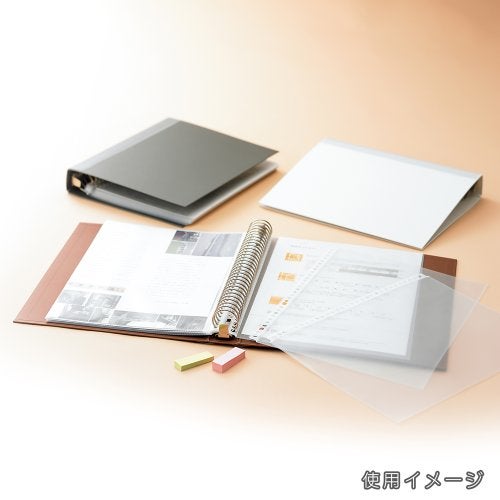 Maruman F678R-05 B5 Dublock Loose Leaf Binder, 26 Holes, Black - Image 4