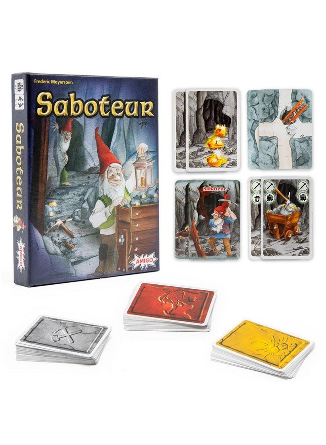 AMIGO Games Saboteur Strategy Card Game - The Adventurous Gold Mining Game Following Your Dwarves Through The Tunnels - Simple to Learn & Perfect for Family Game Night - Kids & Adults Ages 8+ - Image 1