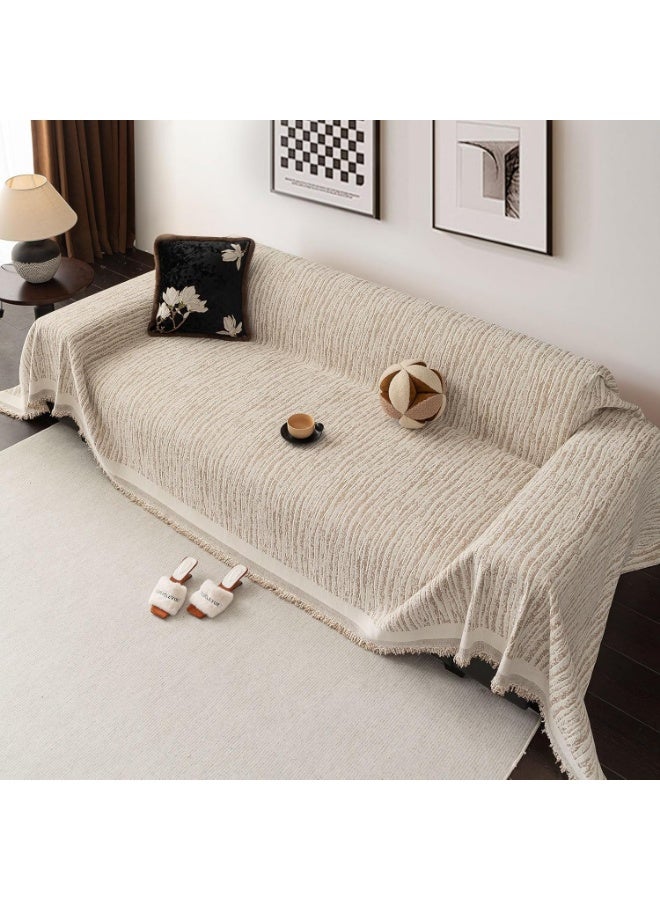 Turquoize All-Season Washable Soft Chenille Sofa Covers 1 2 3 4 Seater Non Slip Love Seat Slipcovers Couch Protector - Image 1