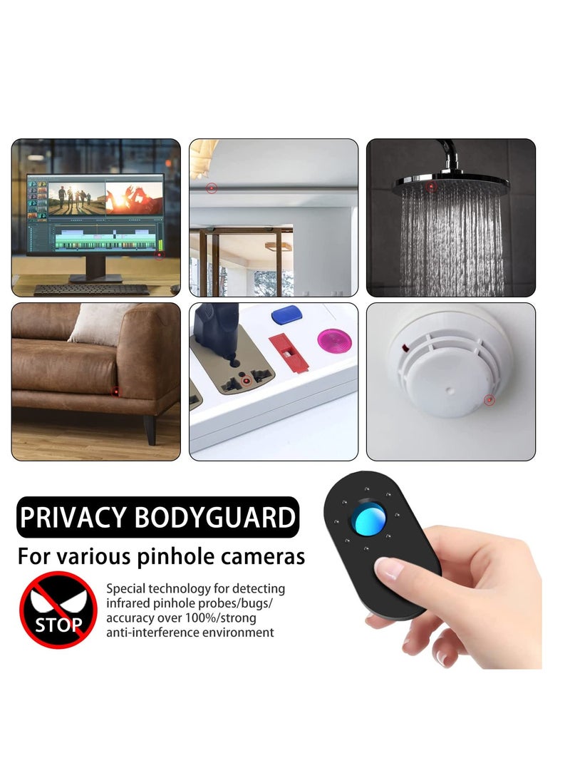 Excefore Hidden Camera Detectors, Infrared Detector, Hotel Anti - Camera Anti - Peeping Tool, Camera Detector, Anti - Monitoring Inspection Detector for Hotel Bathroom, Scan Camera - Image 2