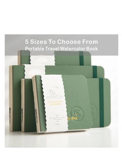 Generic Portable Watercolor Sketchbook, Fine-Grained Watercolor Paper, Travel Drawing Notebook, Light Color Sketchbook, Journal Watercolor Sketching, Mini Portable for Travel (52 Pages of 26 Sheets)  - Image 4
