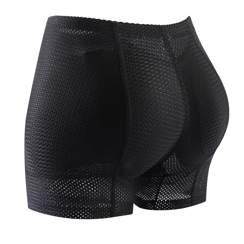 Mid-Waist Tummy Control And Butt-Lifting Panties With Removable Breathable Peach-Shaped Butt Pads, Shapewear For Body Shaping And Enhancing Buttocks - Image 1