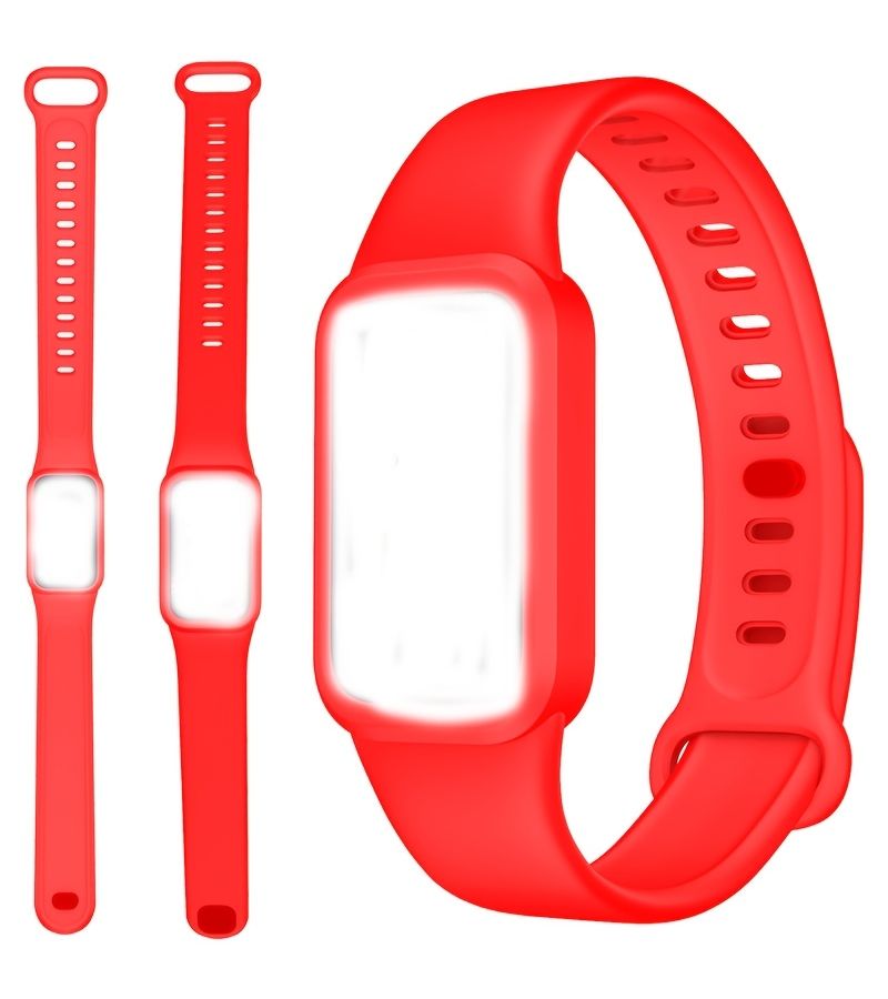 Protective Sport Case Haze Blue Strap Cover for Xiaomi Mi Band 9 Active Smartwatch - Image 3