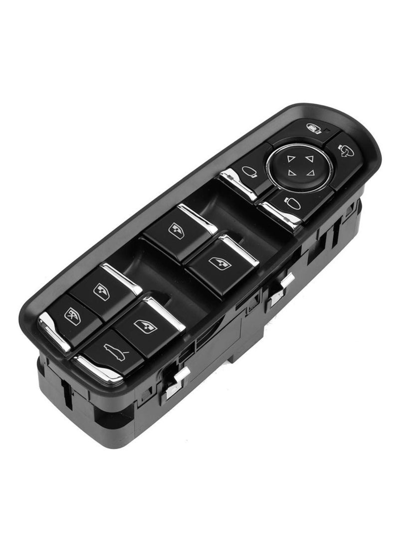 Generic Master Power Window Switch For Front Driver Side Window Door Control Switch Fit for Porsche Cayenne Model 2011-2016 Black Color  - Image 3