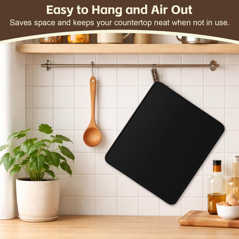 SEOIMU Sliding Mat for Breville 870XL Espresso Machine, Smooth Glide with Anti-Slip Base, with Hanging Strap, Clean Easily, Protects Kitchen Countertop, Sturdy Mat for Breville Espresso Machine Accessories - Image 5